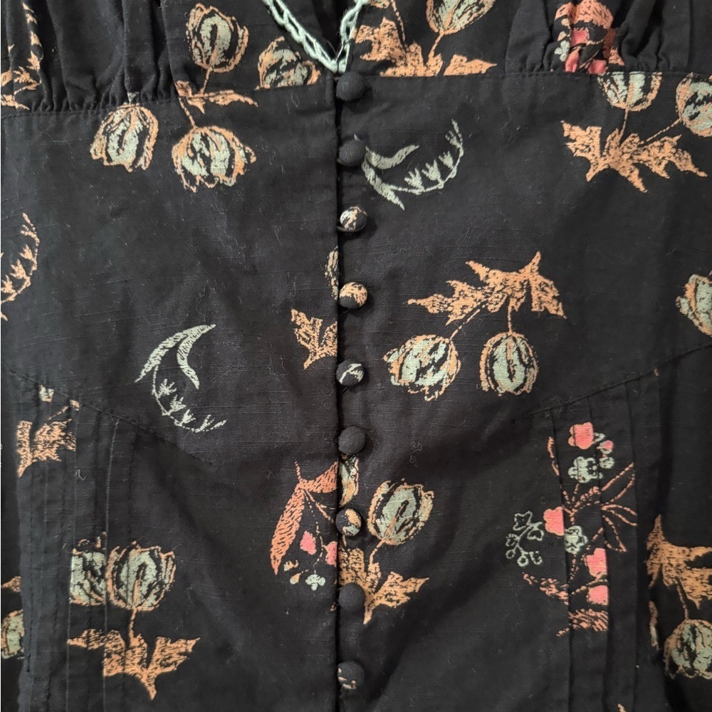Free People Good Things Floral Embroidered Romper - Picture 7 of 8